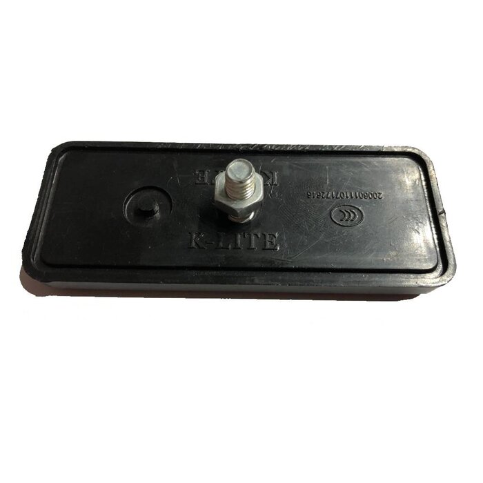 RÜCKSTRAHLER eckig rot universal