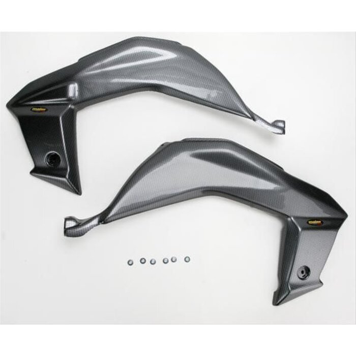 Maier Plastics Side Panel Set Kawasaki KFX 450 R in Carbon Look
