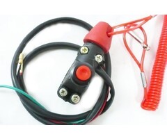 MXS Works Pocket Bike Mini Moto Mini Cross Kill Switch Notschalter m. Reißleine
