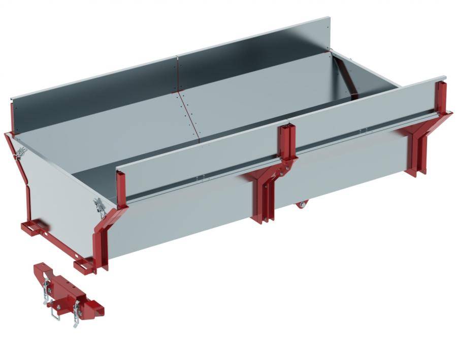 Iron Baltic Cargo Box für Trailer IB 1000