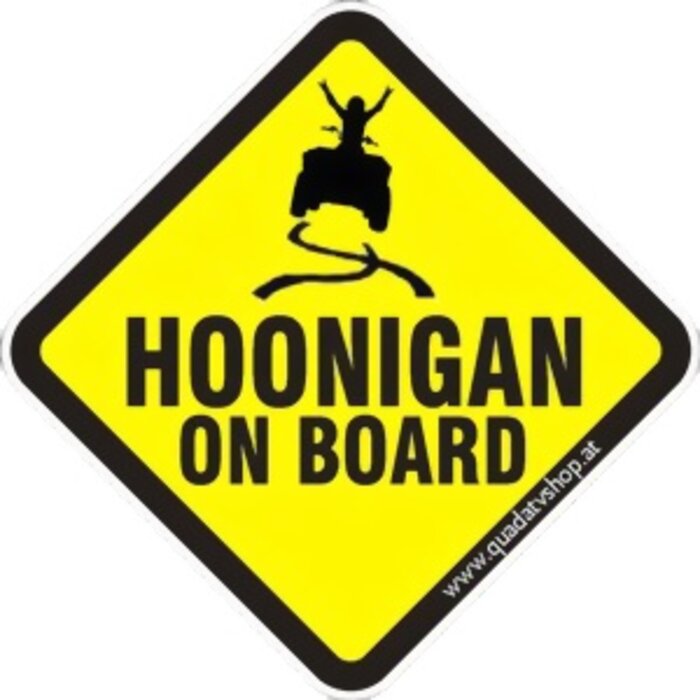 Hoonigan on Board Sticker Motiv 6