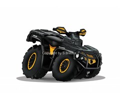 Cartoon Sticker CanAm Outlander 1000
