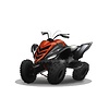 Cartoon Sticker Yamaha YFM 700 schwarz/rot