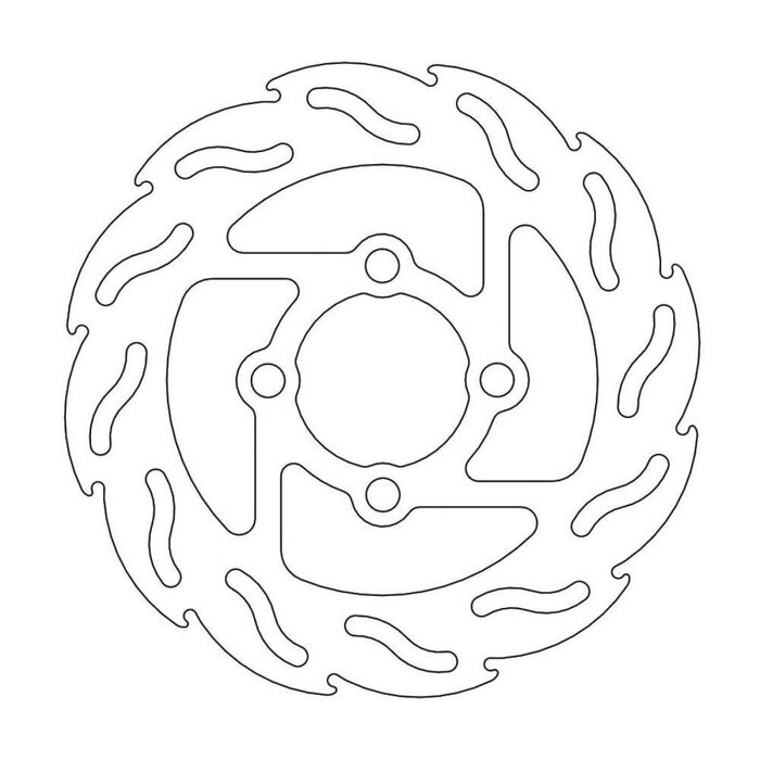 Moto Master Bremsscheibe Flame hinten für Yamaha YFM660 R