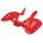 Polaris Predator Rear Fender Red
