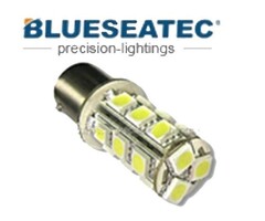 Blueseatec LED Lampe T20/S25-18-5050smd Color white Bau15s