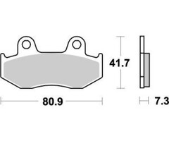 Moto Master Brakepad 090421 Front - Rear