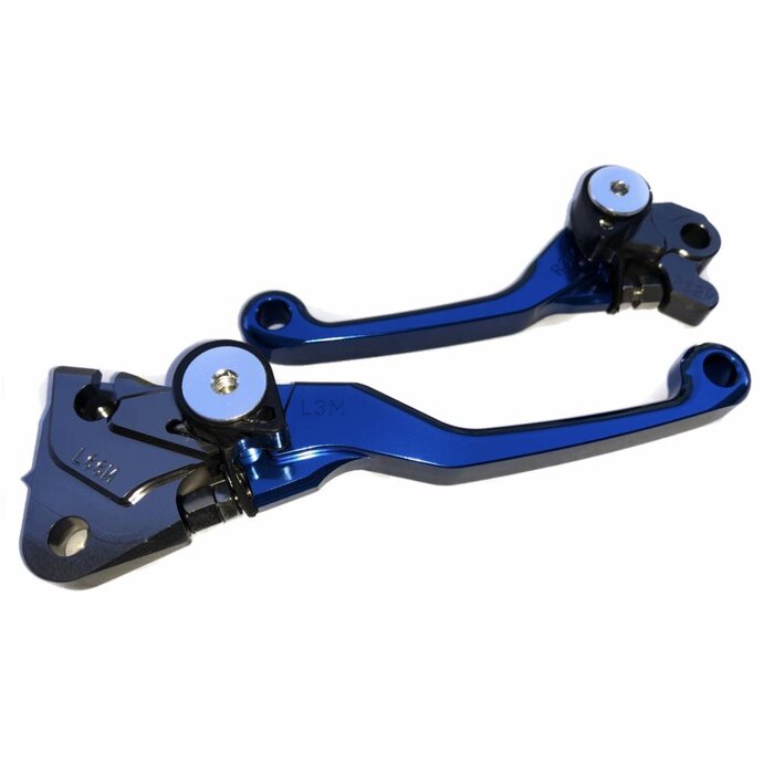 MXS Works Klapphebelsatz blau für Yamaha YFM700R