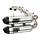 Auspuffanlage Polaris RZR XP 1000/RZR 4 XP 1000 (14-17) EXO STAINLESS FULL DUAL SYSTEM