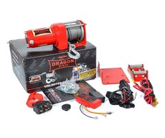 Dragon Winch Seilwinde DWM 2500 ST inkl. Montagezubehör u.Fernbedienung