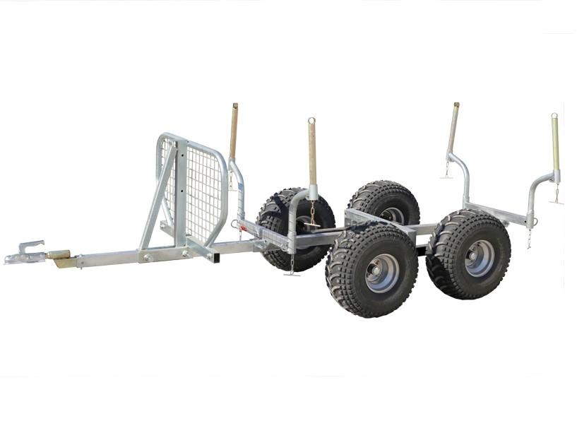 Iron Baltic ATV Anhänger Timber Trailer Combo