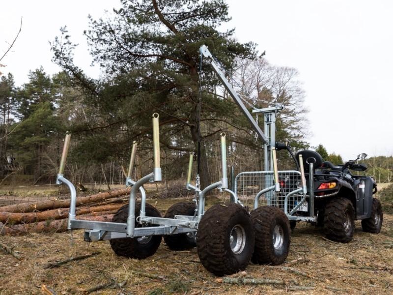 Iron Baltic ATV Anhänger Timber Trailer Combo