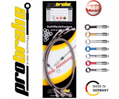 Probrake Stahlflex Bremsleitung vorne für YAMAHA YFM 350 R (AH12) 2004-