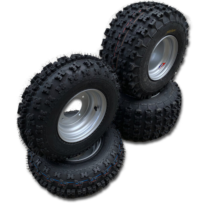 Sunf Komplettreifensatz AMS Stahlfelgen & Sunf A-027