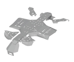 Iron Baltic Skid plate full set (aluminium) CanAm G2 Outlander 650/850/1000 ( 2019 +)