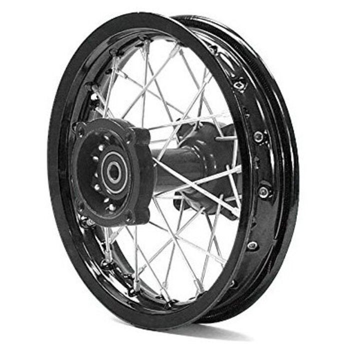 Actionbikes Felge Dirtbike Pit Bike Mini Moto Racing Rear Rim 12 - Shaft - ø12 mm