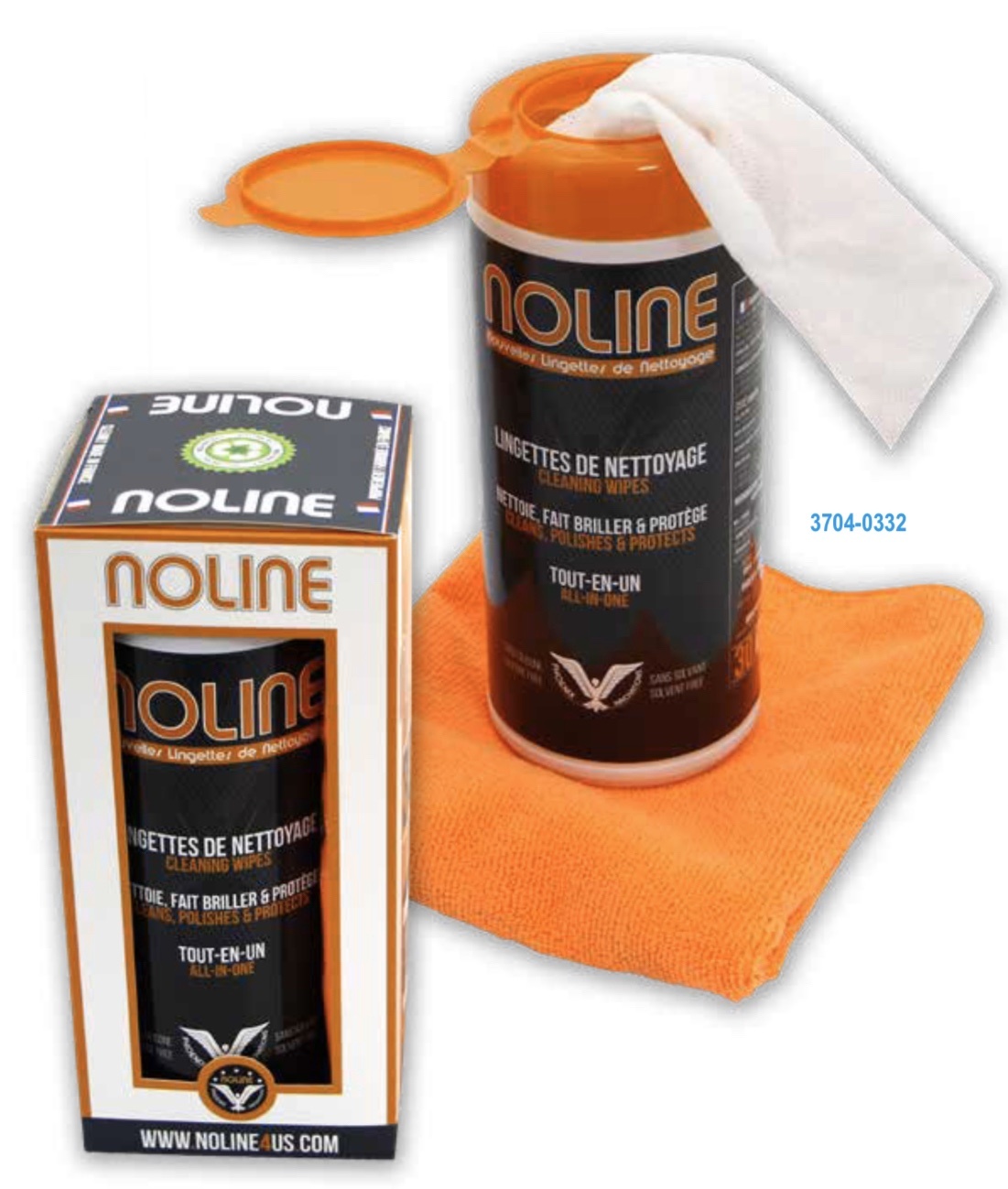 Noline Reinigungstücher + Mikrofasertuch