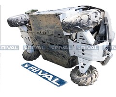 Rival Complete Skid Plate Kit Aluminum Yamaha Viking
