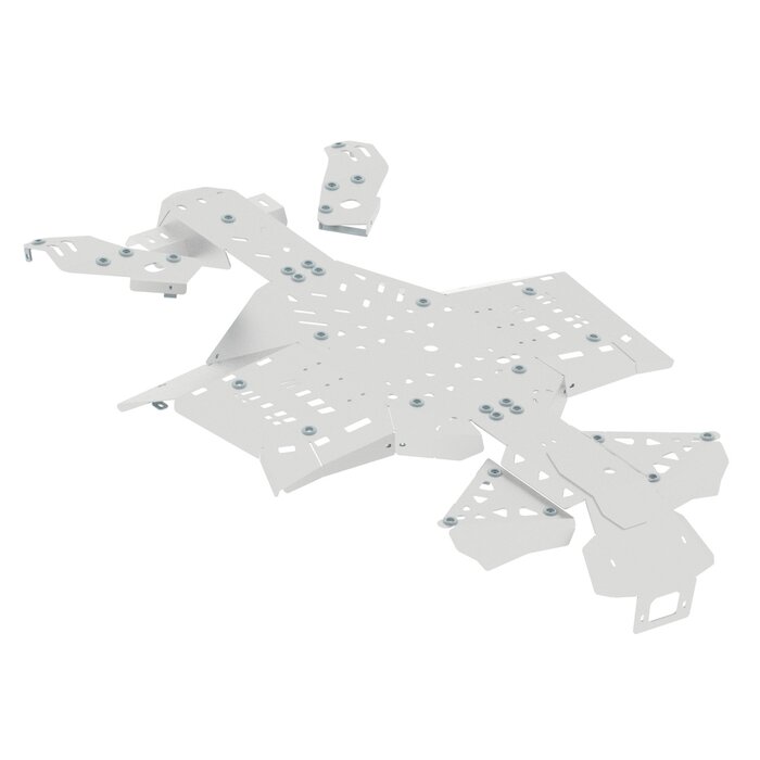 Iron Baltic Skid plate full set (aluminium) CanAm G2 Outlander MAX 450 / 500 / 570 Outlander L MAX