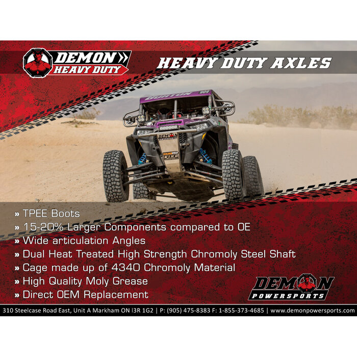 Demon Complete HD Axle Kit für Arctic Cat