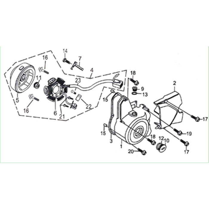 Kayo Fox 70  - Lichtmaschine