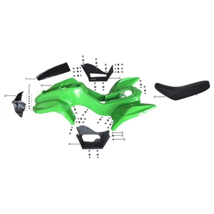 Kayo Fox 70 - Verkleidung