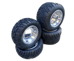 Wanda Tires Komplettreifensatz Beast WP-07 2 x 195x50-10 & 2 x  255x40-10  für Yamaha YFM700R