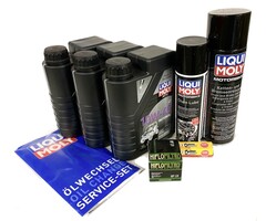 Liqui Moly Ölwechselset & Pflegeset Quad Arctic Cat DVX400 / Suzuki LTZ400 / Kawasaki KFX400