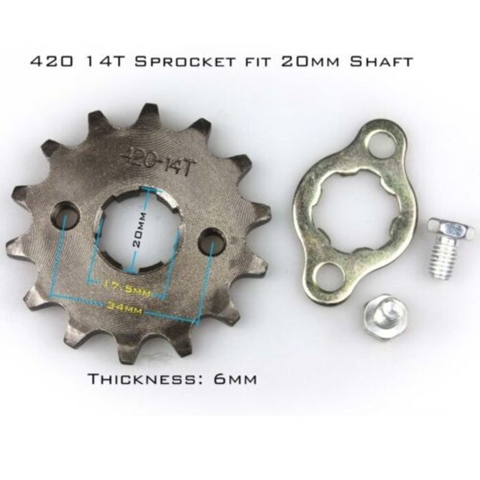 Viken Dirtbike / Kinderquad 110cc / 125cc Ritzel