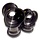 Quad Felgensatz Aluminium schwarz 10x5 / 9x8