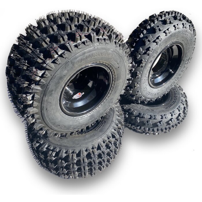 Goldspeed Komplettreifensatz Alufelgen schwarz mit Wanda - Journey P357 / P348