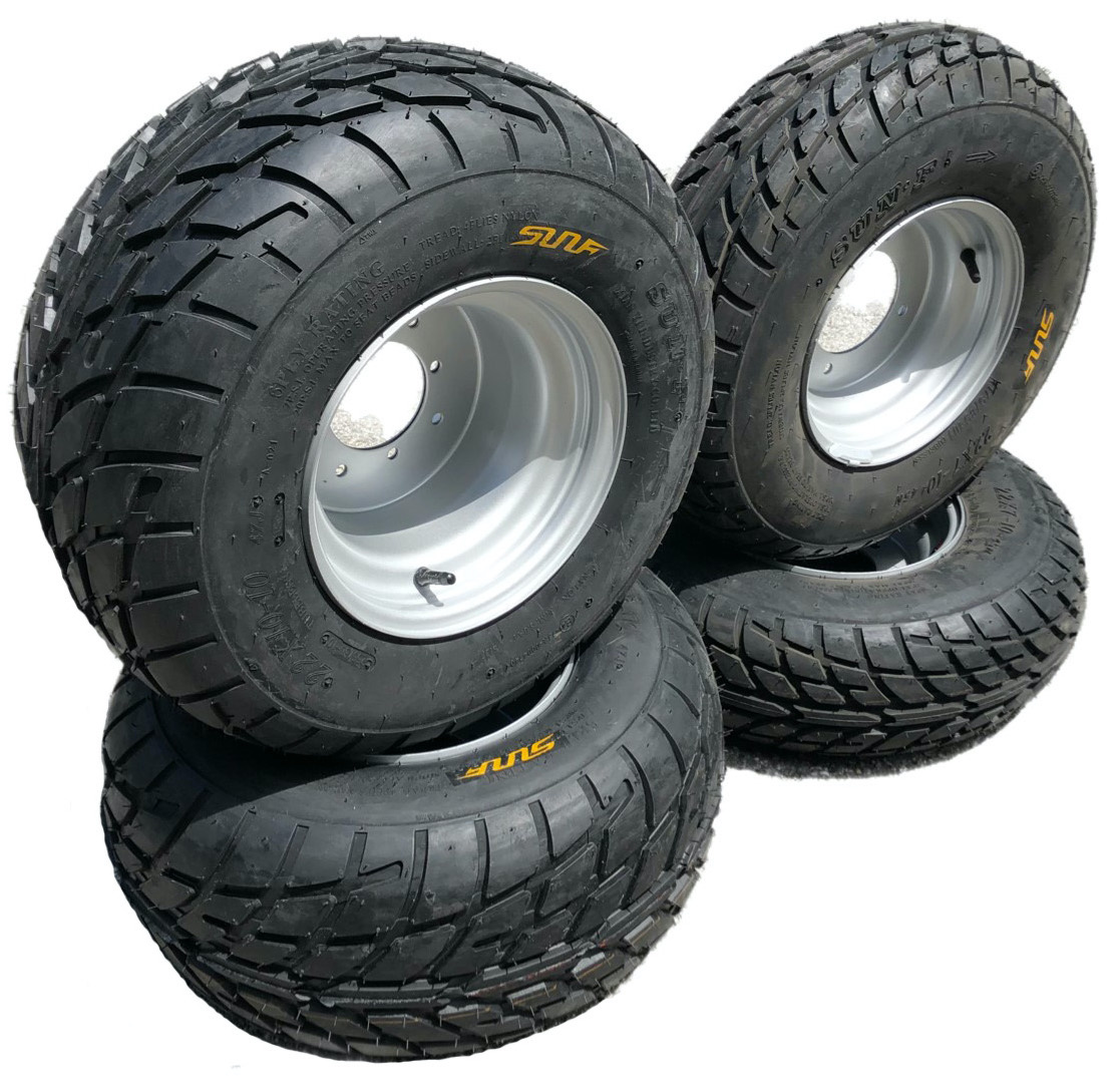 AMS Komplettreifensatz Stahlfelgen und Sunf A-021