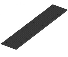 Iron Baltic Plastic center groomer blade for ski track maker