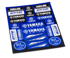 Yamaha Yamalube Sticker Set GYTR blu Cru