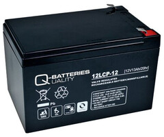 Quality Batterien Q-Batteries 12LCP-12 / 12V - 13Ah Blei Akku Zyklentyp AGM - Deep Cycle VRL