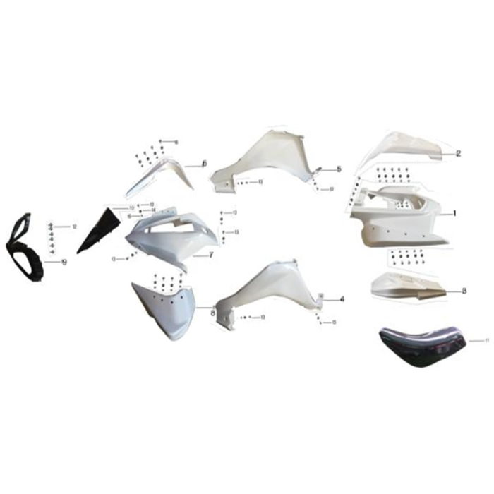 Kayo AT110 Verkleidung