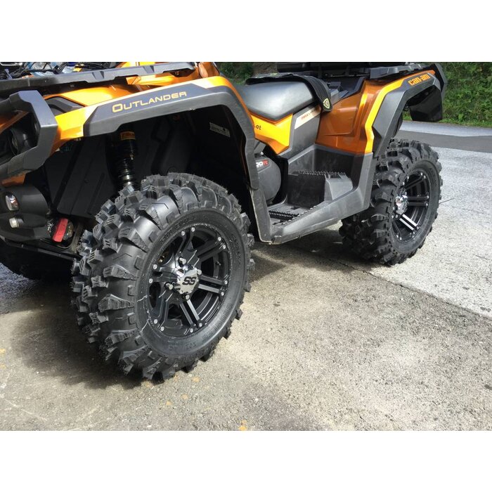 ITP ATV Felgen Komplettreifensatz 14 Zoll ITP SS212 schwarz mit Pit Bull