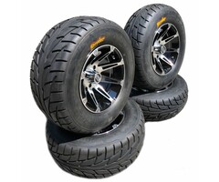 Moose Utility Komplettreifensatz 387X machined mit CST Stryder mit 12"