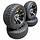 Komplettreifensatz 387X machined mit CST Stryder mit 12"
