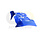 Mini Quad 125 cc Verkleidung S-10 hinten blau