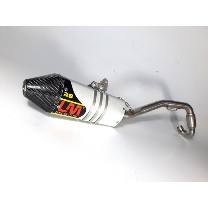 LM Exhaust KOMPLETTE LM AUSPUFFANLAGE FÜR KAYO TD SERIE AUSPUFF LM R8 RACING