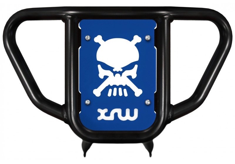 XRW Front Bumper XR9 Skull Aluminium schwarz für Yamaha YFM250R