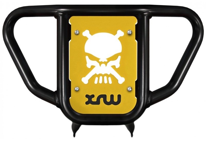 XRW Front Bumper XR9 Skull Aluminium schwarz für Yamaha YFM250R