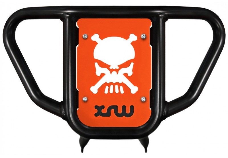 XRW Front Bumper XR9 Skull Aluminium schwarz für Yamaha YFM250R