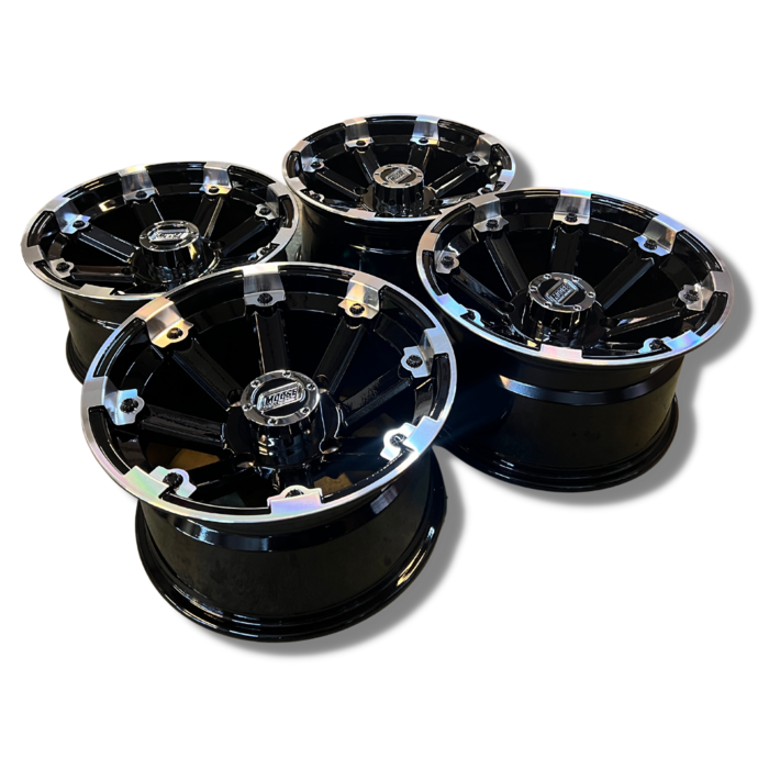 Moose Utility Felgensatz 393X Wheels - Machined 14 Zoll