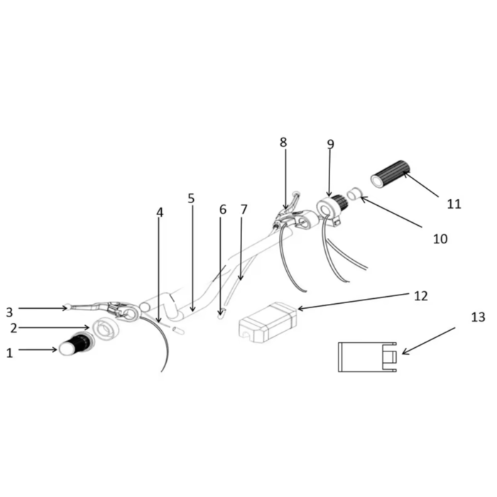 Apollino Ersatzteile Rocket 1300 Watt Lenker