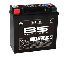 BS Battery Wartungsfreie Batterie 12N5.5-4A  4B