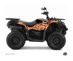 Kutvek Cfmoto Cforce 450 S ATV Predator Graphic Kit Dekorsatz orange