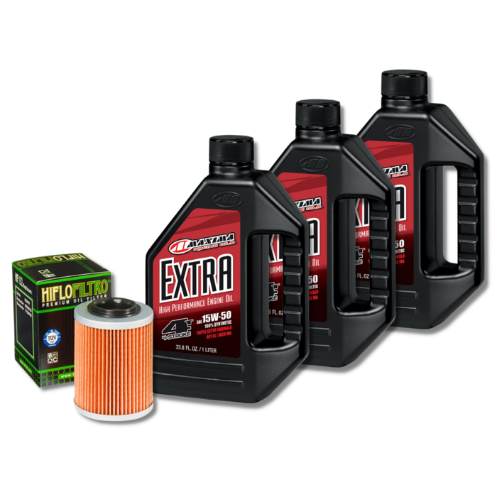 Maxima Premium Ölwechselset für CFMoto Goes Cforce Iron Cobalt 450 & 520