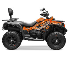 Kutvek Cfmoto Cforce 550 - 600 ATV  Brush Graphic Kit Dekorsatz orange